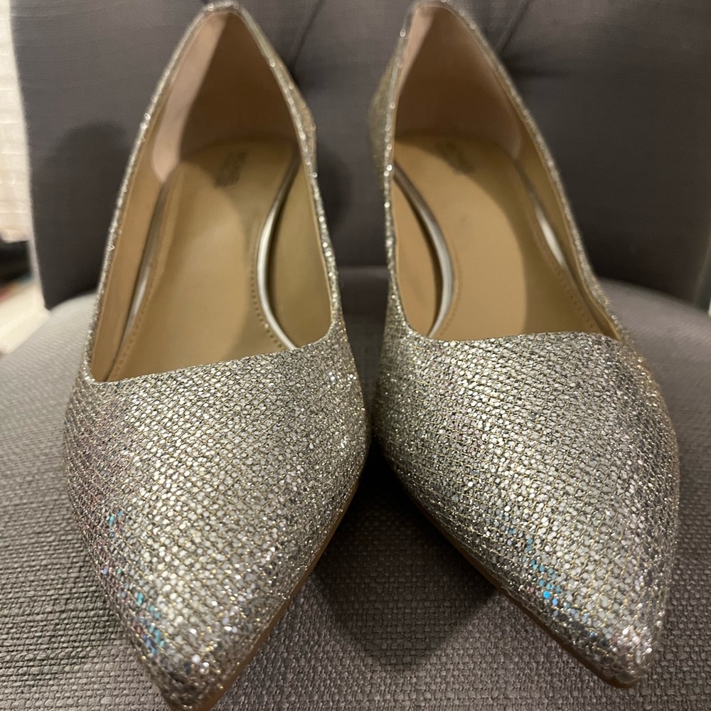 Michael Kors sparkly kitten-heel